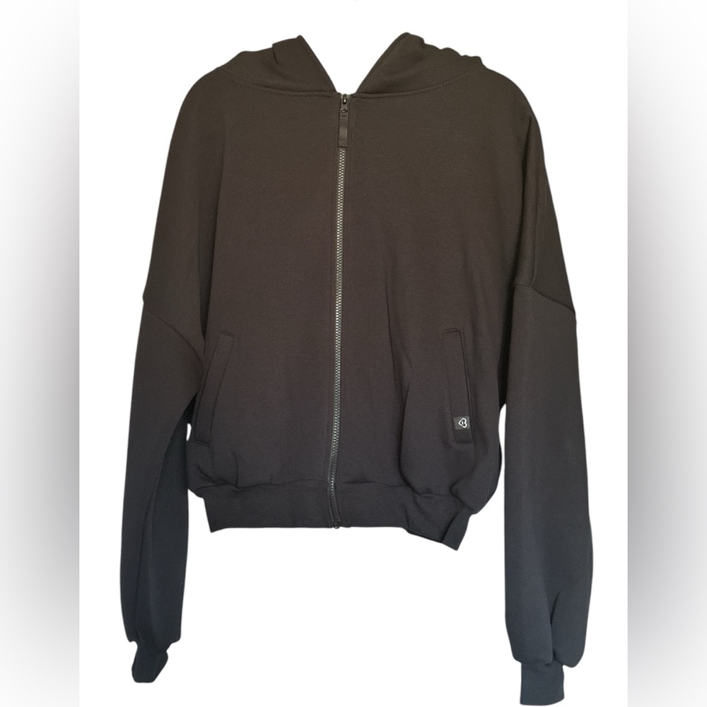 Blogilates Black Marshmallow Hoodie Size Small NWT